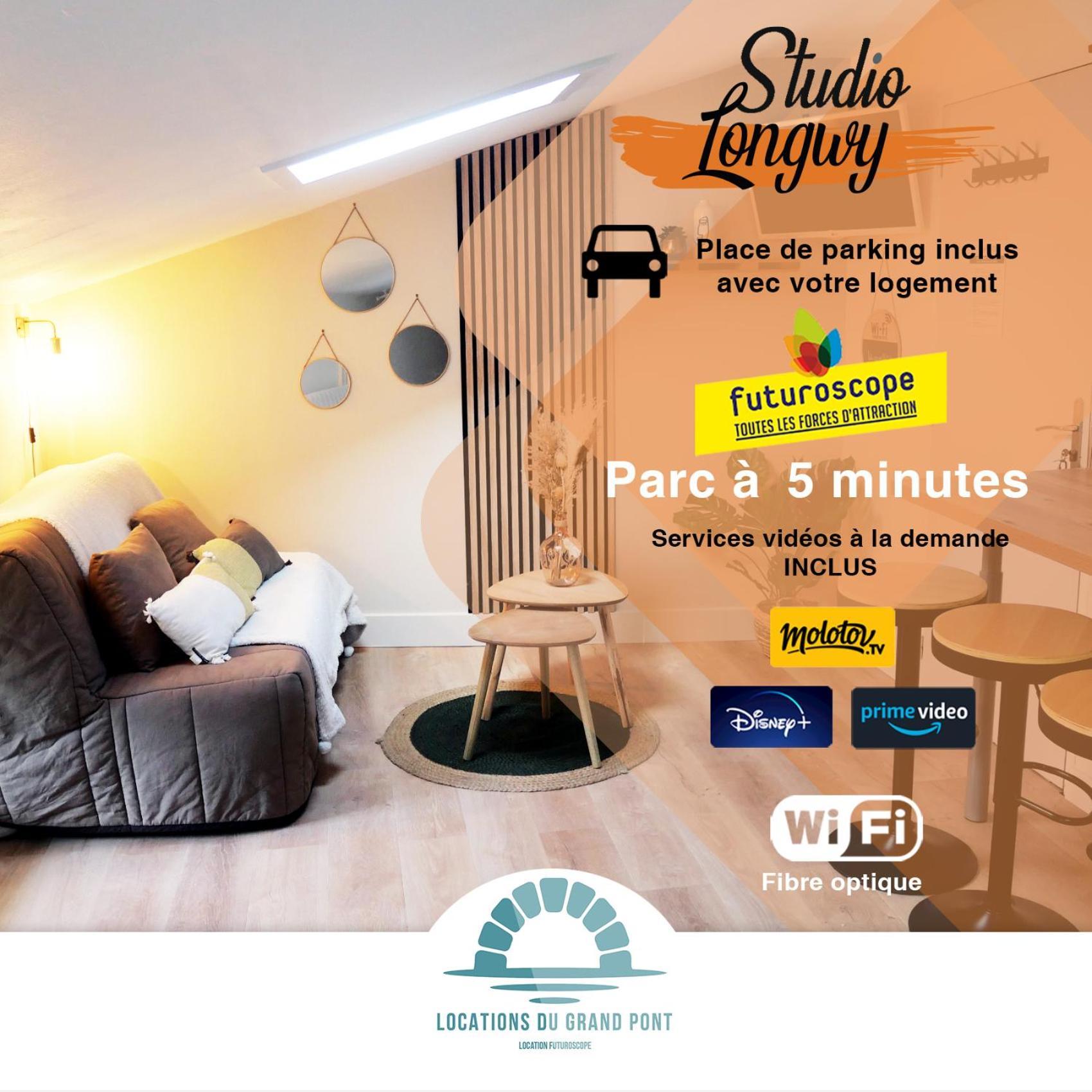 Locations Du Grand Pont - Appart Hotel Poitiers - Futuroscope ชาสเซเนย-ดู-ปัวตู ภายนอก รูปภาพ