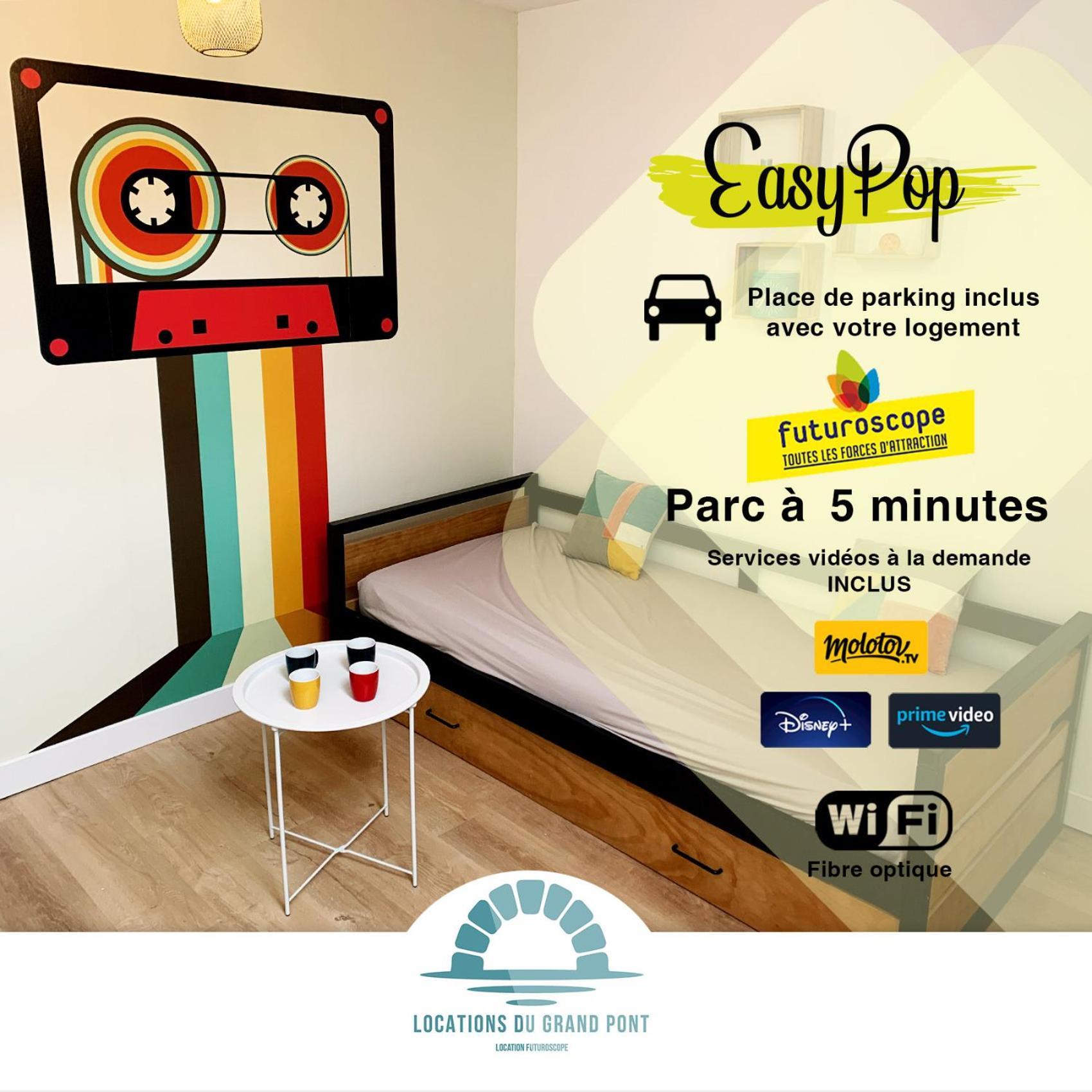 Locations Du Grand Pont - Appart Hotel Poitiers - Futuroscope ชาสเซเนย-ดู-ปัวตู ภายนอก รูปภาพ